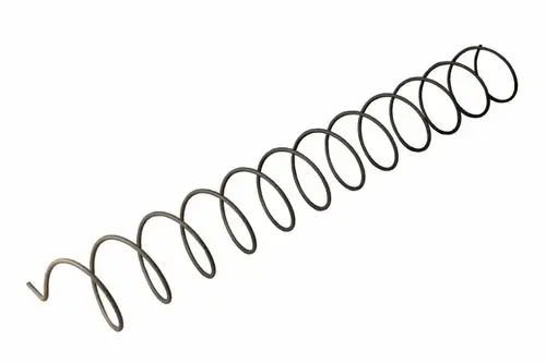 Reinigungsfeder mit spiraliger Form, hergestellt von Wolf, geeignet zur Reinigung von Geräten oder Behältern. Das Bild zeigt die Feder ohne spezifische Maße oder Details.